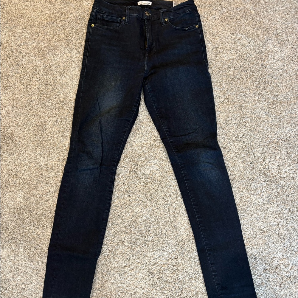 Good American Dark Blue Jeans